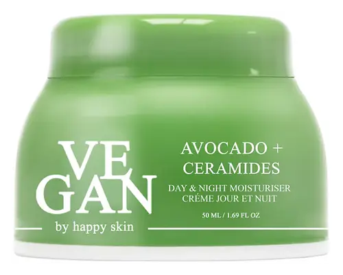 VEGAN by happy skin Avocado + Ceramides Day & Night Moisturiser