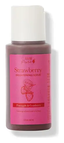 100% Pure Strawberry Brightening Scrub