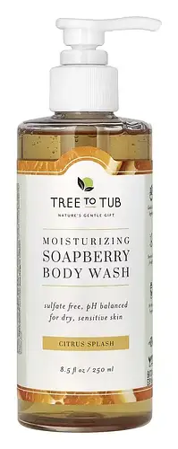 Tree to Tub Moisturizing Soapberry Body Wash Citrus Splash