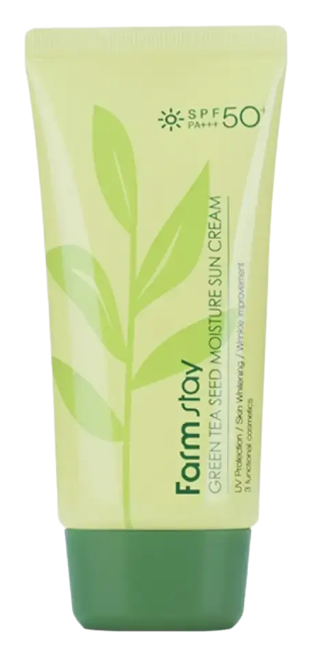 Farm Stay Green Tea Seed Moisture Sunscreen SPF50+ PA+++