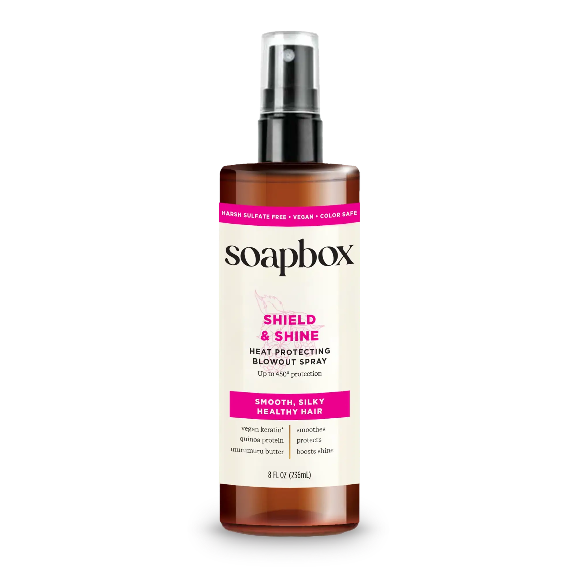 Soapbox Shield & Shine Heat Protecting Blowout Spray