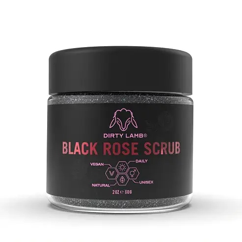 Dirty Lamb Black Rose Scrub