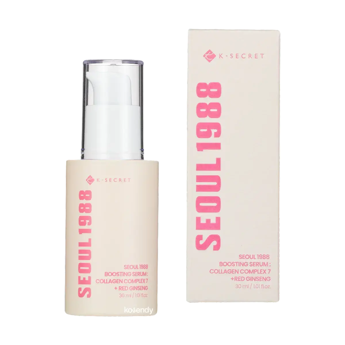 K-Secret Seoul 1988 Boosting Serum: Collagen Complex 7 + Red Ginseng