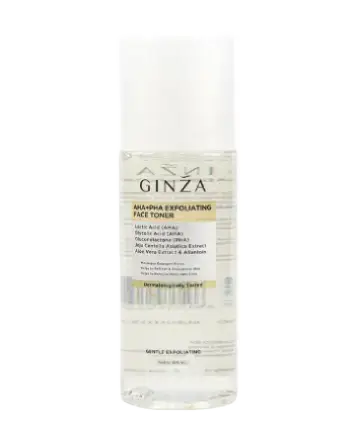 Ginza AHA+PHA Exfoliating Face Toner