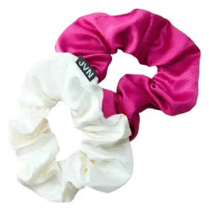 JVN Scrunchie Duo Cream + Pink