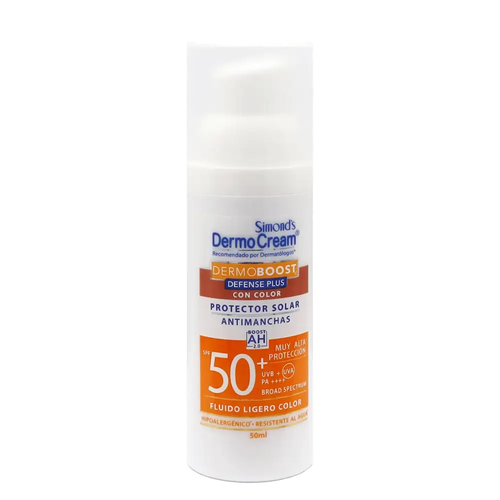 Simond's Protector Solar Antimanchas Dermoboost Defense Plus Con Color SPF50+