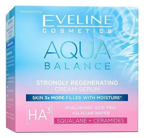 Eveline Aqua Balance Strongly Regenerating Cream-Serum