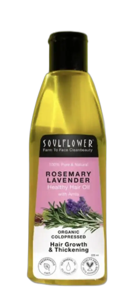 Soulflower Rosemary Lavender Healthy Hair Oil