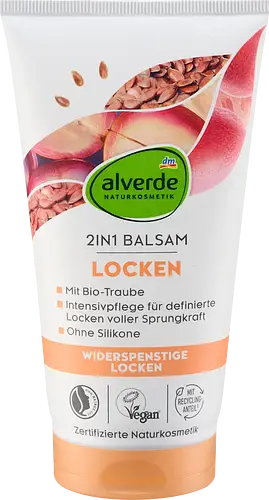 Alverde Naturkosmetik Locken Balsam 2In1