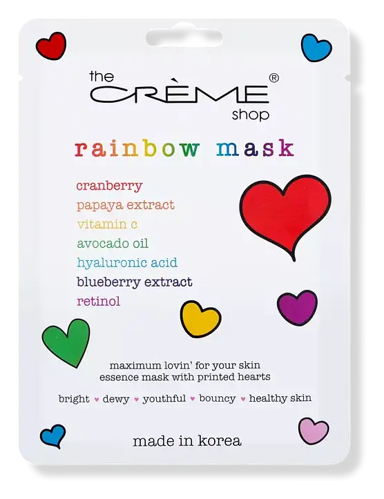 The Creme Shop Rainbow Face Mask