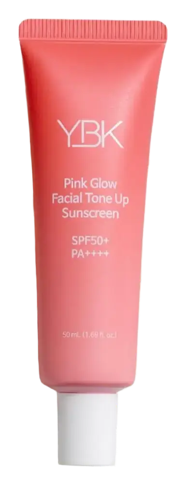 YBK Pink Glow Facial Tone Up Sunscreen SPF 50+