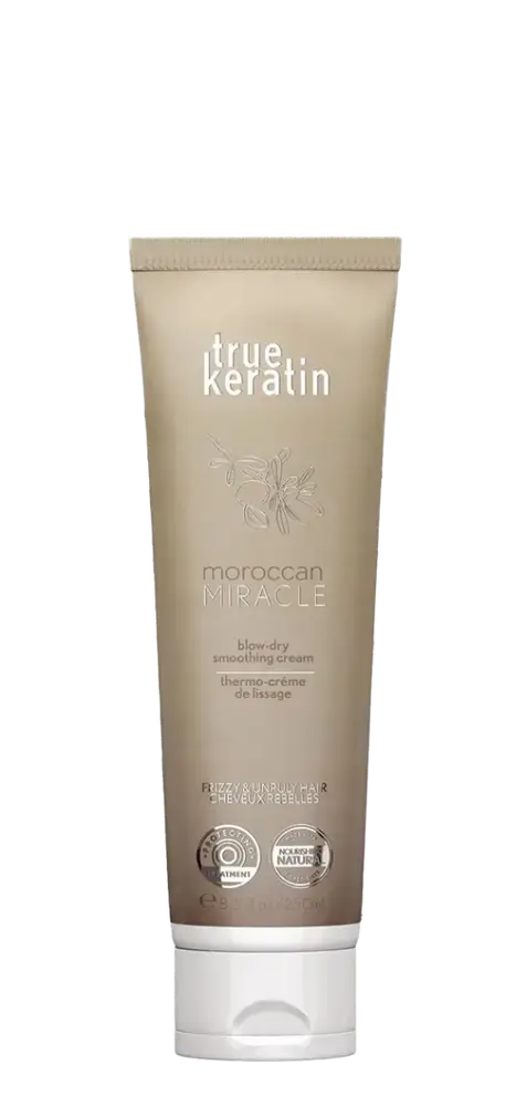 True Keratin Moroccan Miracle Blow-Dry Smoothing Cream