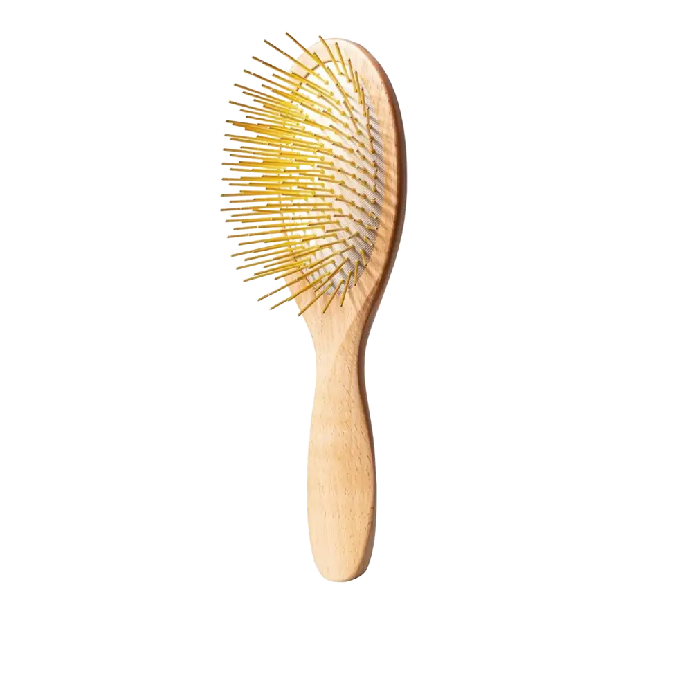 Snow Fox Skincare Gua Sha Hair & Scalp Brush Premium Wooden Edition