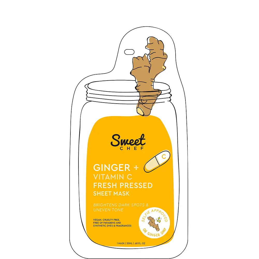 Sweet Chef Fresh Pressed Sheet Mask Ginger + Vitamin C