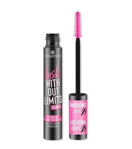 Essence Lash Without Limits Extreme Lengthening & Volume Mascara Black Tubing