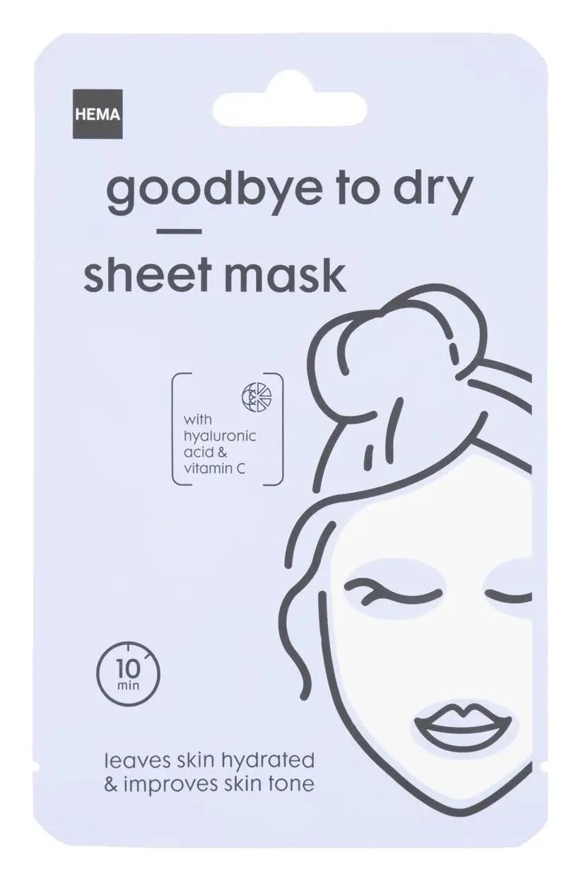 HEMA Sheet Mask Goodbye to Dry