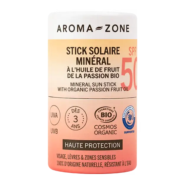 Aroma-Zone Stick Solaire Minéral SPF 50