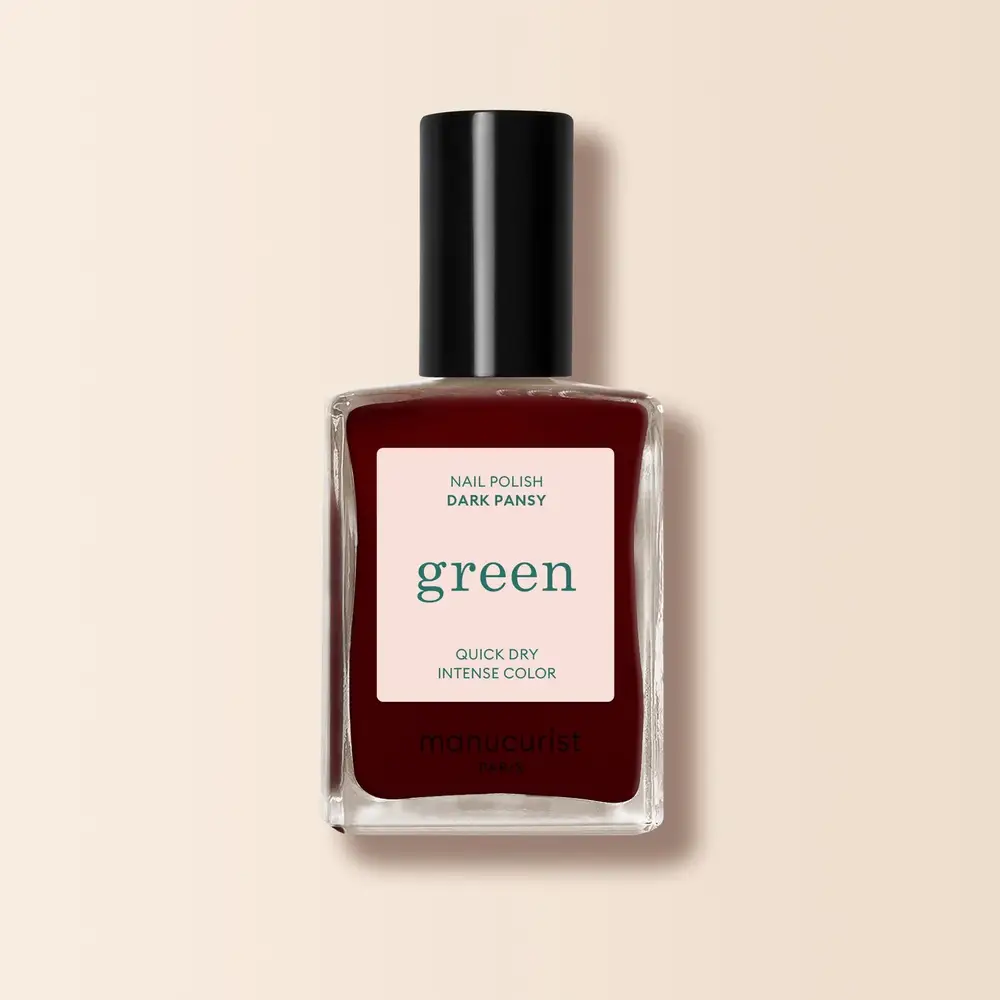 Manucurist Green Natural Nail Polish Dark Pansy