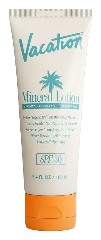 Vacation Mineral Lotion SPF 30 Sunscreen