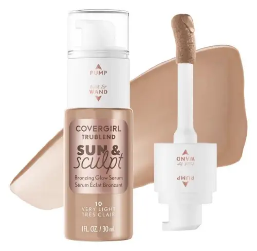 Covergirl TruBlend Sun & Sculpt Bronzing Glow Serum 10 Very Light