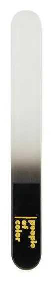 People Of Color Beauty Glass Nail File