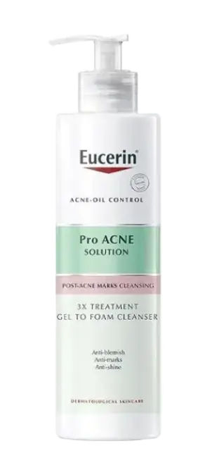 Eucerin Proacne Solution 3X Treatment Gel To Foam Gel Malaysia