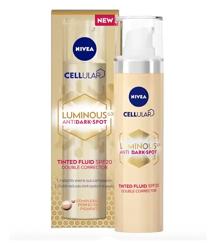 Nivea Cellular Luminous630 Anti Dark-Spot Tinted Fluid Double Corrector SPF 20