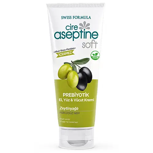 Cire Aseptine Soft Prebiotic Hand, Face & Body Cream Olive Oil