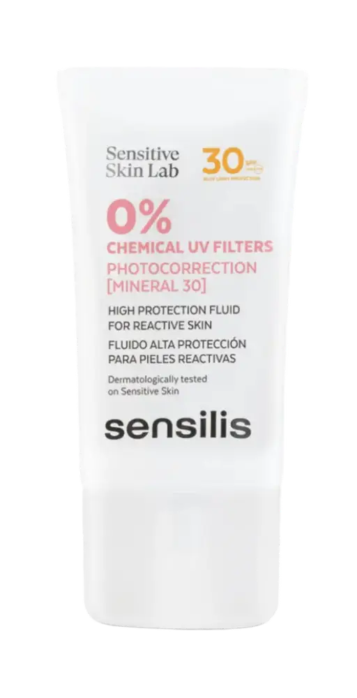 Sensilis 0% Chemical UV Filters Photocorrection Mineral SPF 30