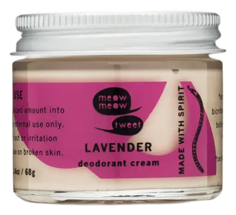 Meow Meow Tweet Deodorant Cream Lavender