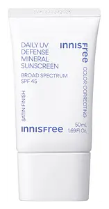 innisfree Daily UV Defense Mineral Sunscreen Broad Spectrum SPF 45