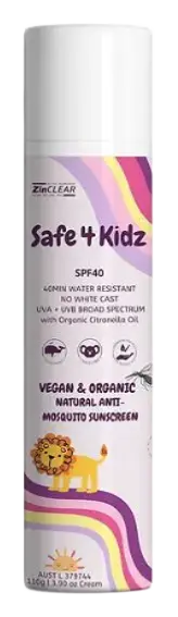 Safe4Kidz Anti-Mosquito Sunscreen SPF40