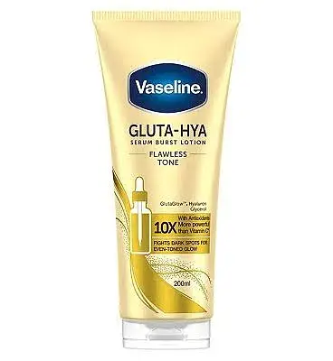 Vaseline Gluta-Hya Serum Burst UV Lotion Flawless Bright UK
