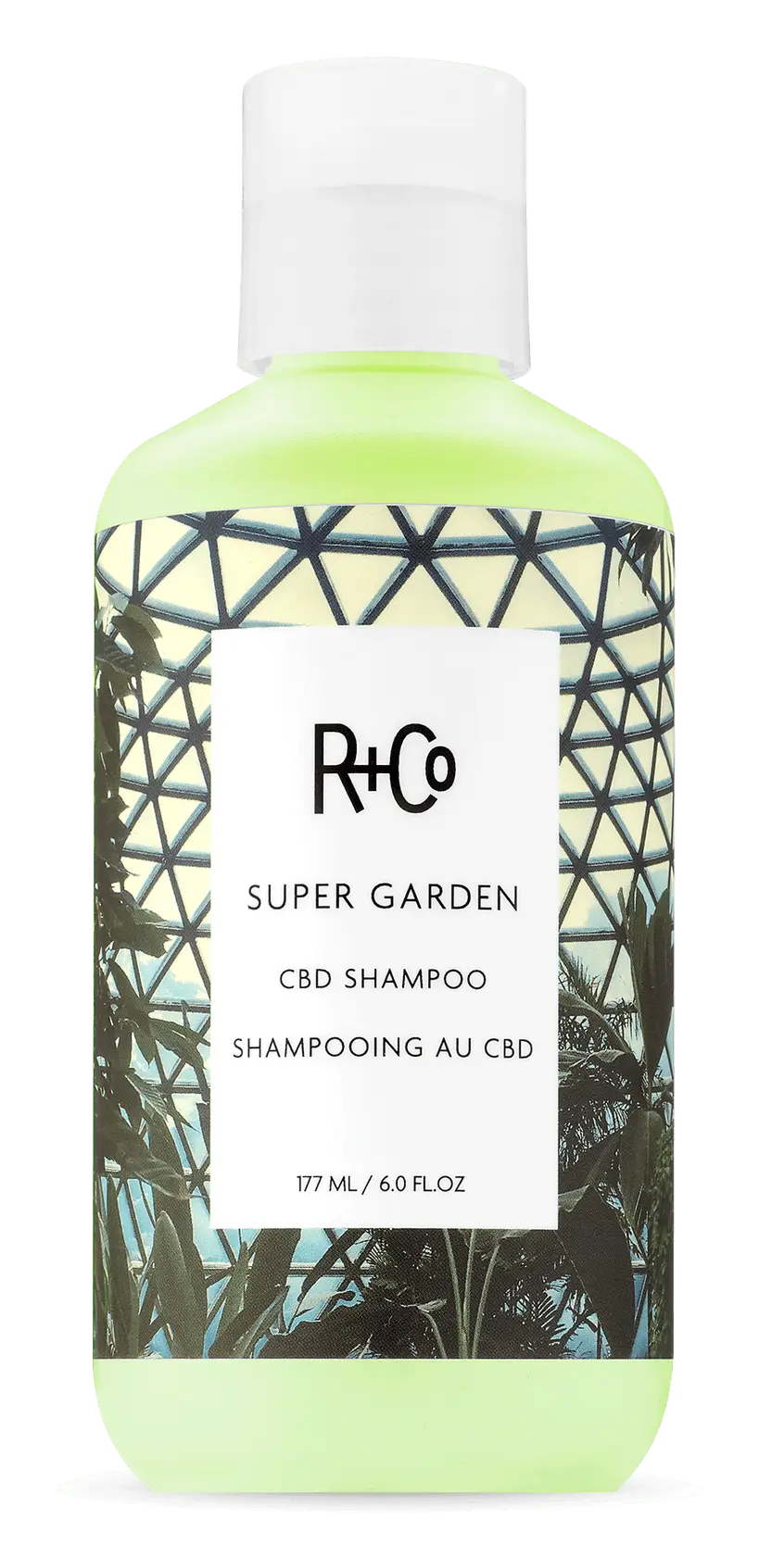 R & Co Super Garden CBD Shampoo