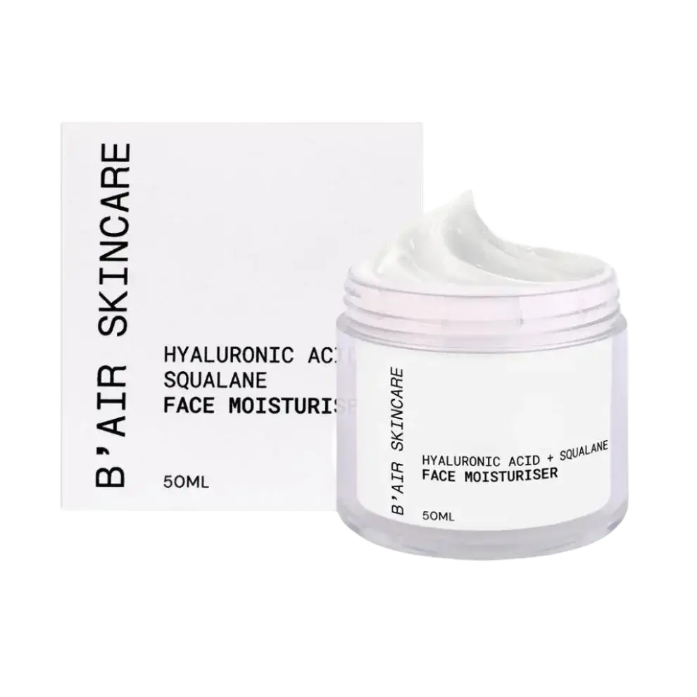 B’Air Skincare Hyaluronic Acid & Squalane Face Moisturizer