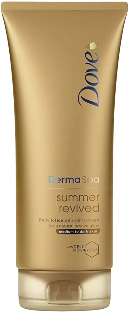 Dove DermaSpa Summer Revived Self Tanner Body Lotion Medium to Dark Skin