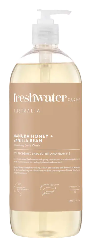 Freshwater Farm Manuka Honey & Vanilla Bean Nourishing Body Wash