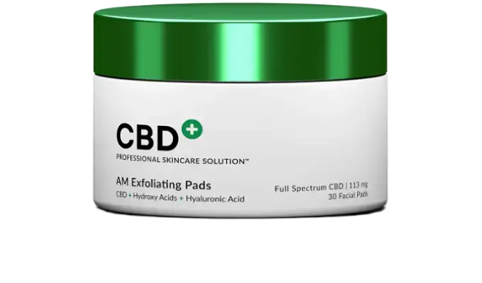 Alma CBD+ Professional Skincare Solution AM Exfoliating Pads