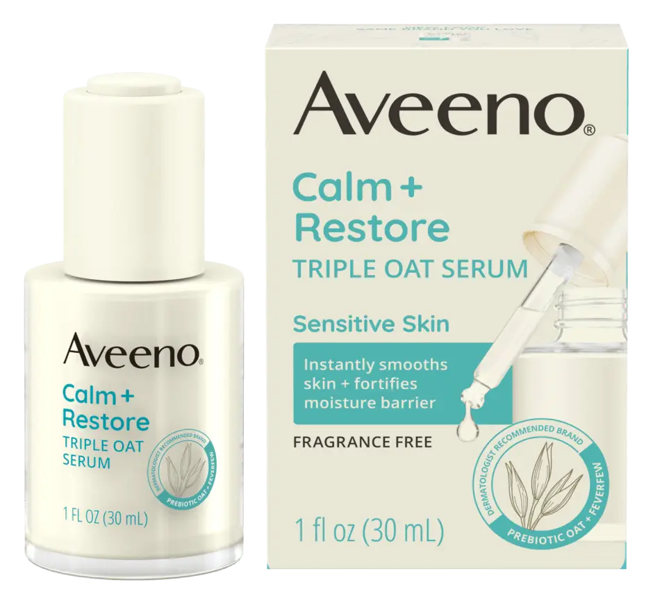 Aveeno Calm + Restore Triple Oat Serum For Sensitive Skin US