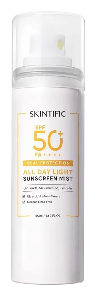 Skintific All Day Light Sunscreen Mist SPF 50 PA++++