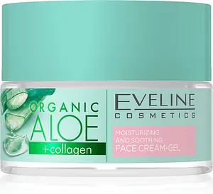 Eveline Organic Aloe+Collagen Face Cream Gel