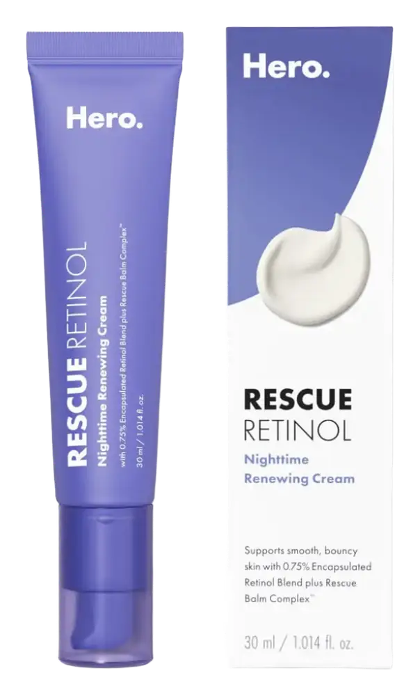 Hero Cosmetics Rescue Retinol Nighttime Renewing Cream