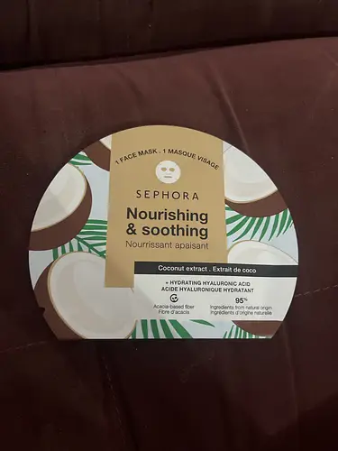 Sephora Collection Hydrating Hyaluronic Acid Face Mask Coconut