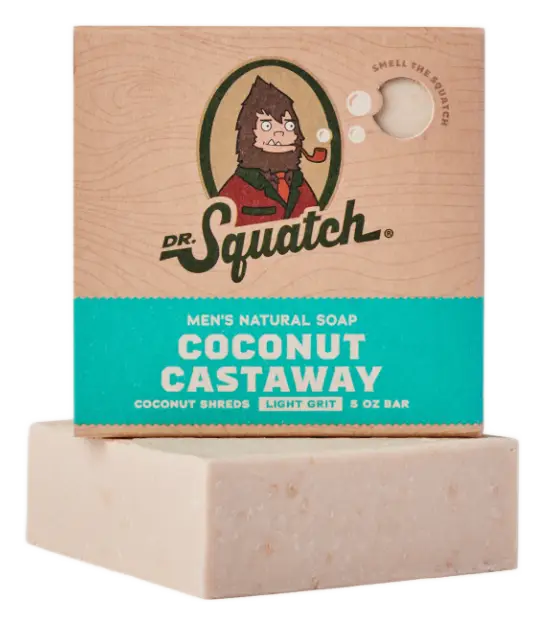 Dr. Squatch Coconut Castaway Bar Soap
