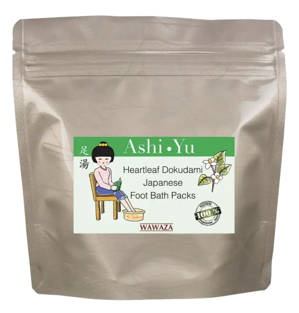 Wawaza Heartleaf Dokudami Japanese Foot Bath Packs