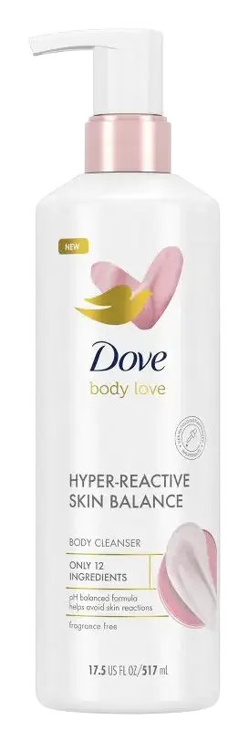 Dove Body Love Hyper-Reactive Skin Balance Body Cleanser