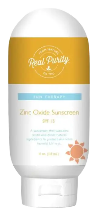 Real Purity Zinc Oxide Sunscreen SPF 15