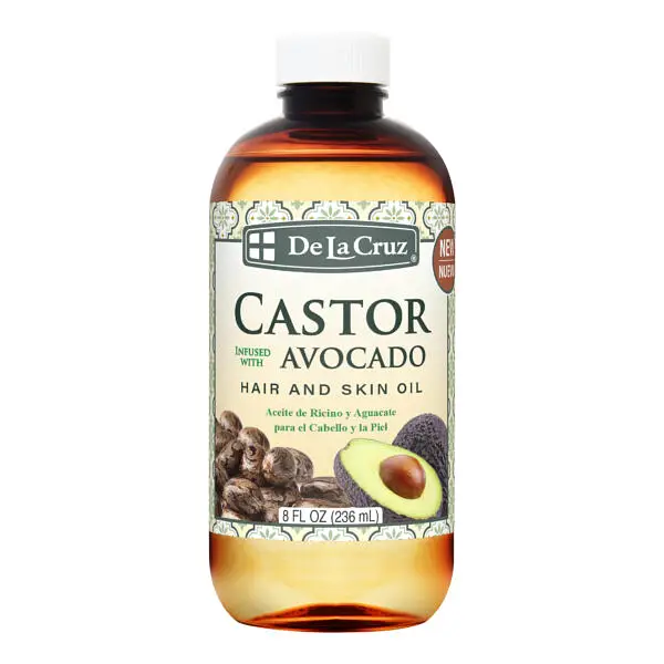 De La Cruz Castor Infused With Avocado Hair And Skin Oil