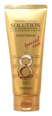 Deoproce Natural Perfect Solution Cleansing Foam Gold Edition