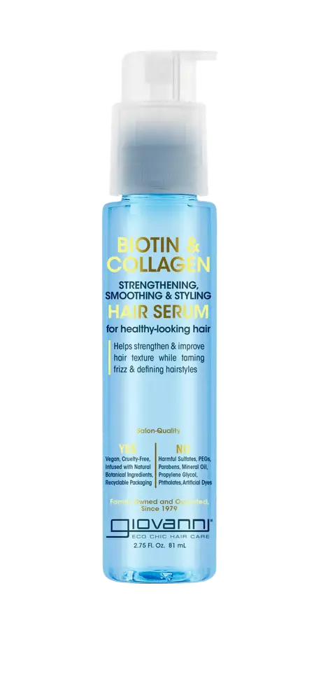 Giovanni Biotin & Collagen Strengthening, Smoothing & Styling Hair Serum